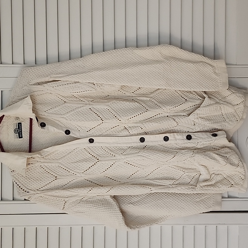 Blue Willi's Cream Knit Cardigan